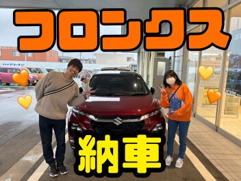 フロンクスご納車！！！